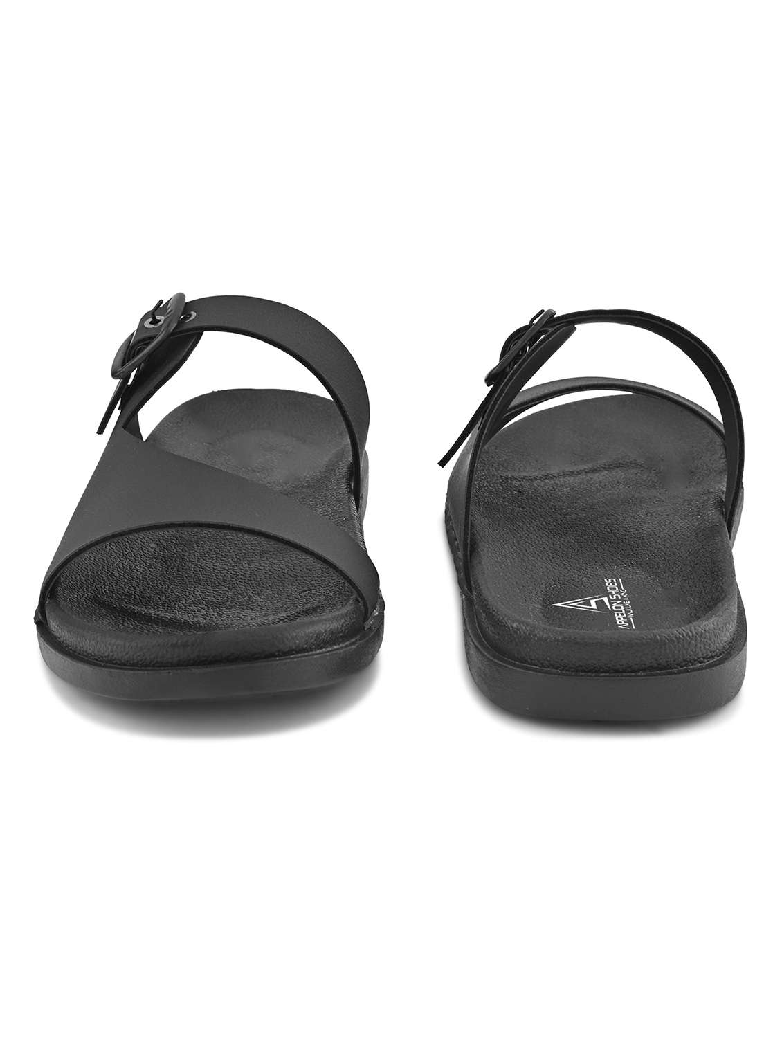 men black slip on sandal - 22109473 -  Standard Image - 3