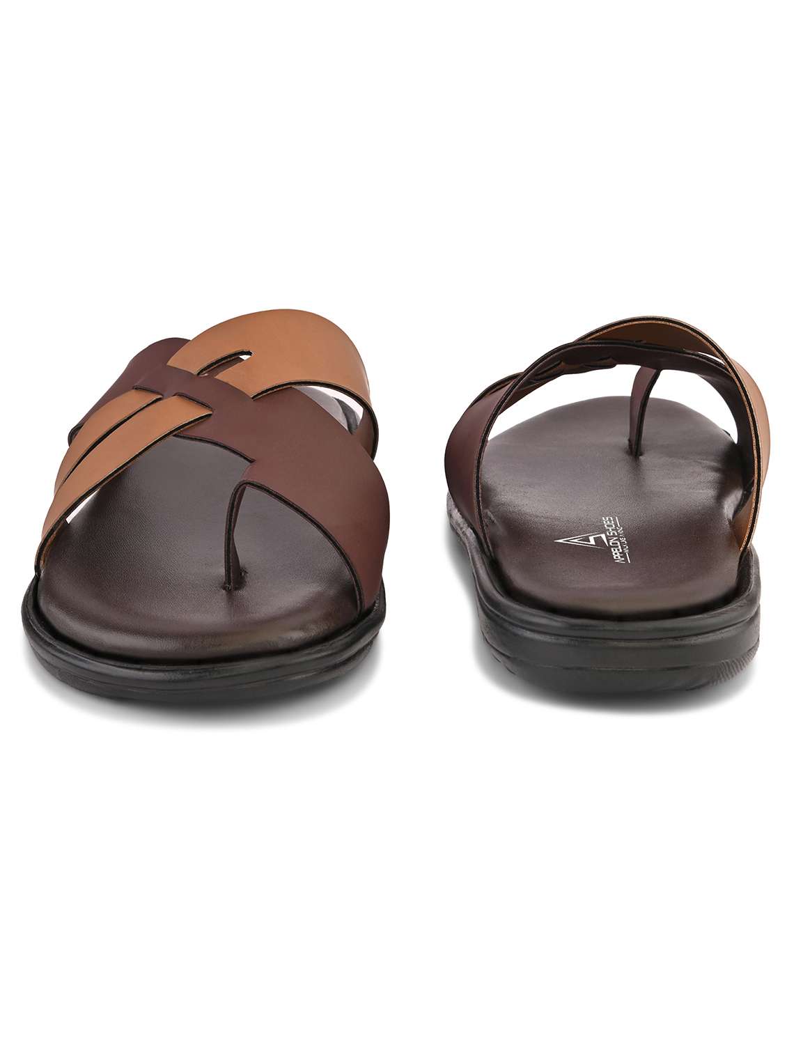 men color block one toe sandal - 22109481 -  Standard Image - 3