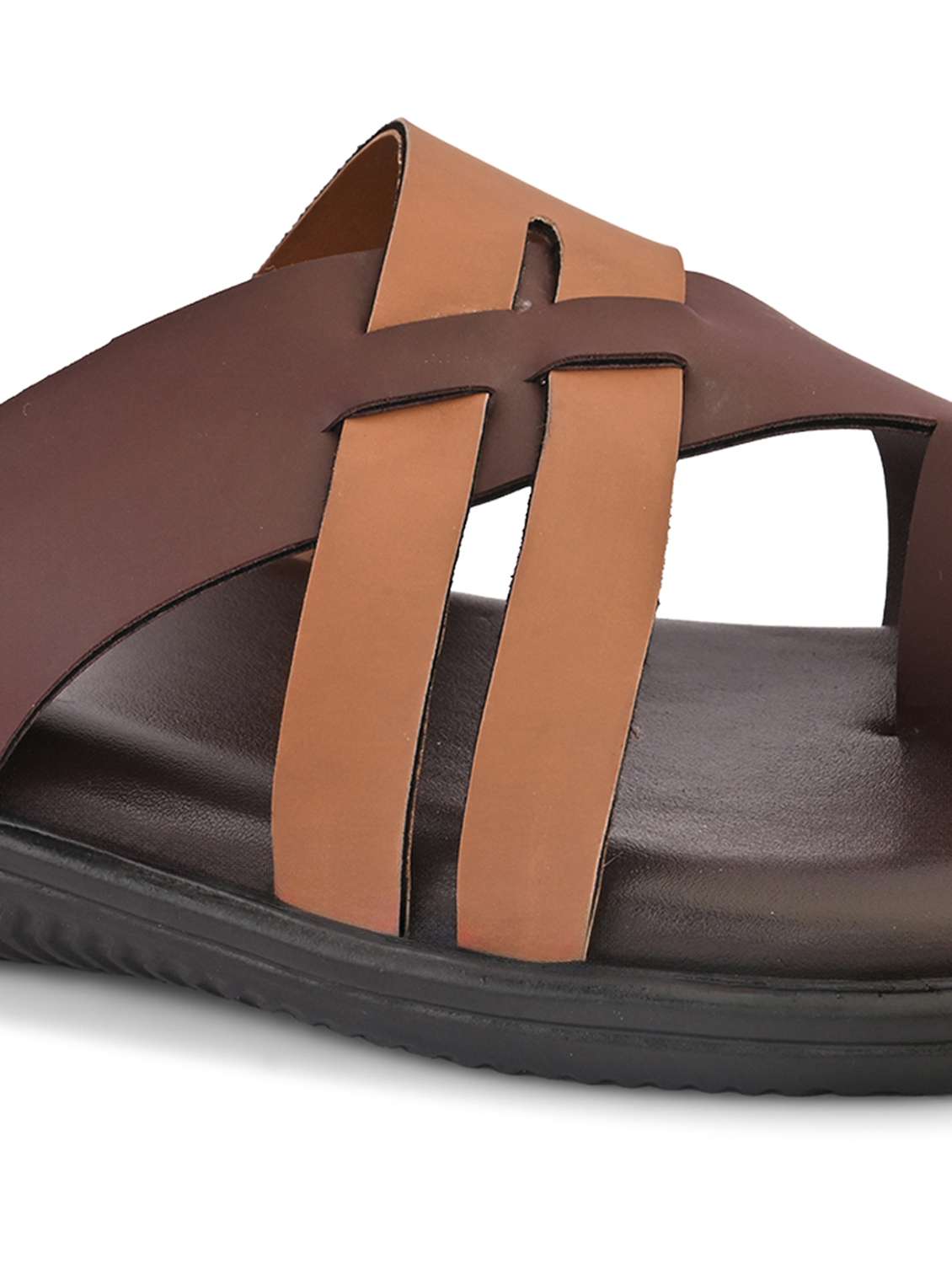 men color block one toe sandal - 22109481 -  Standard Image - 5