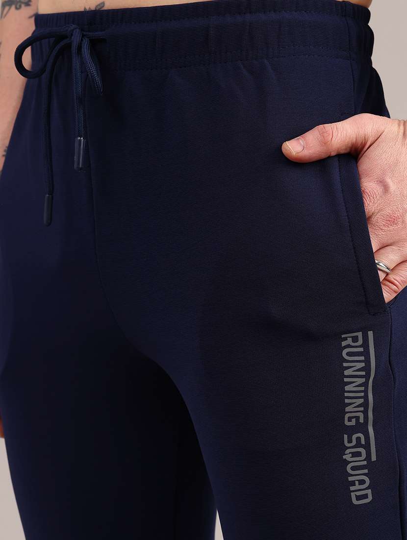 men solid mid rise  full length track pant - 22110358 -  Standard Image - 5