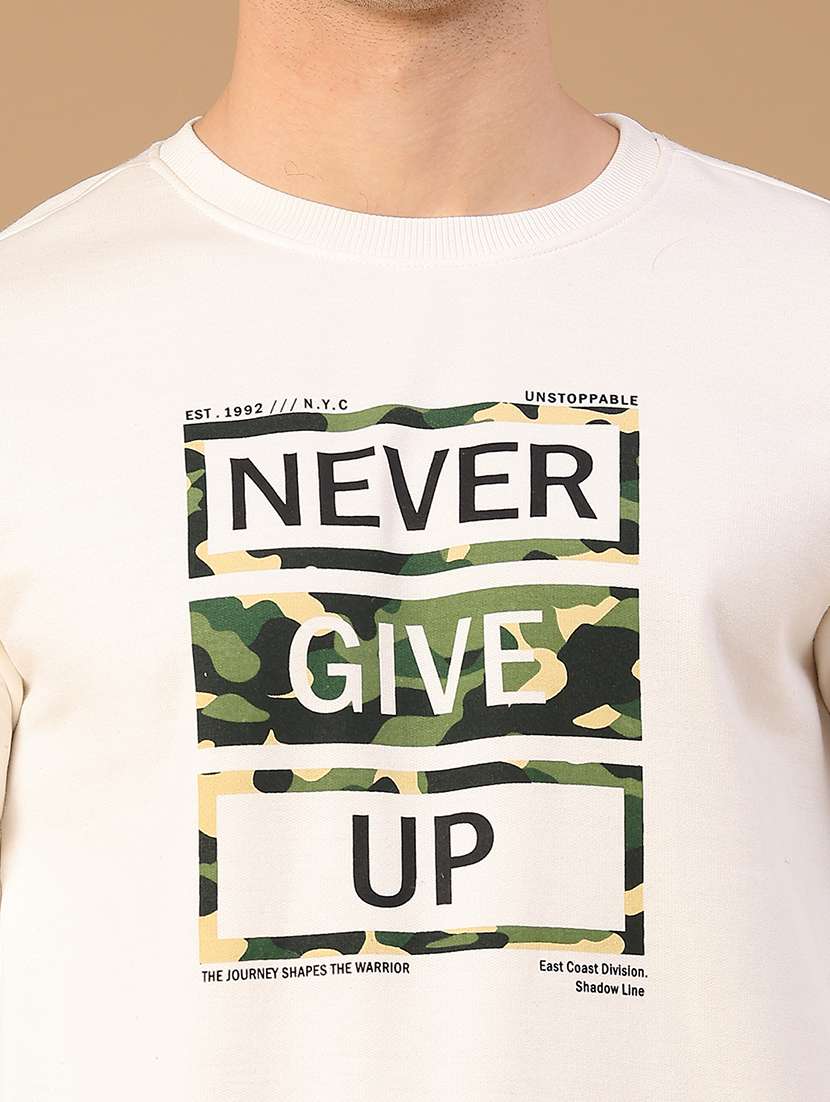 men printed long sleeve sweatshirt - 22110570 -  Standard Image - 5