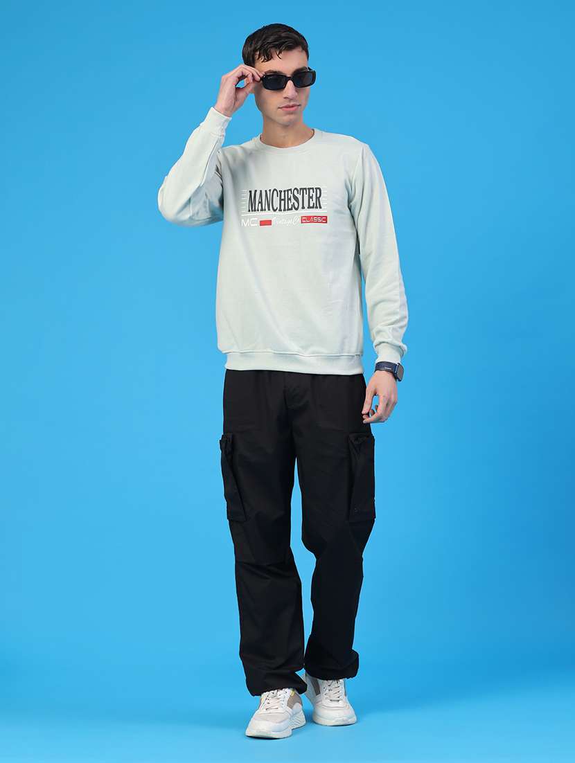 men printed long sleeve sweatshirt - 22110572 -  Standard Image - 5