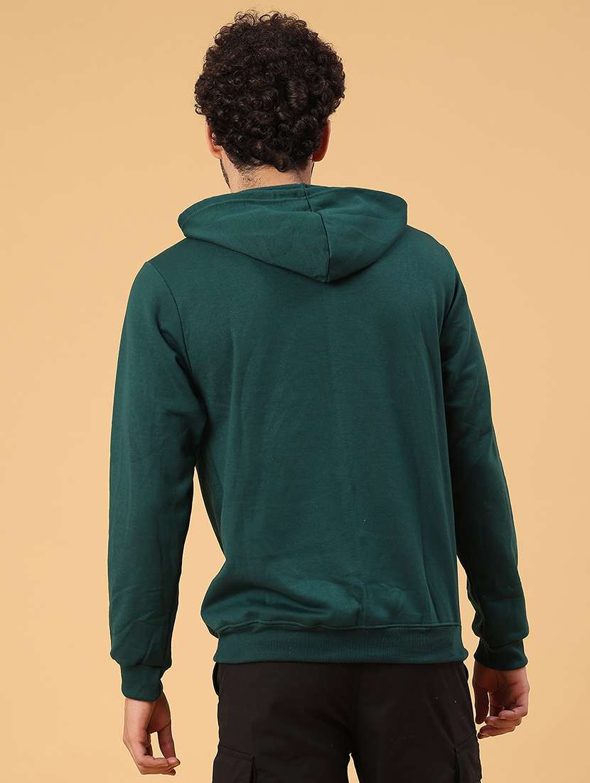 men printed long sleeve hooded sweatshirt - 22110575 -  Standard Image - 3