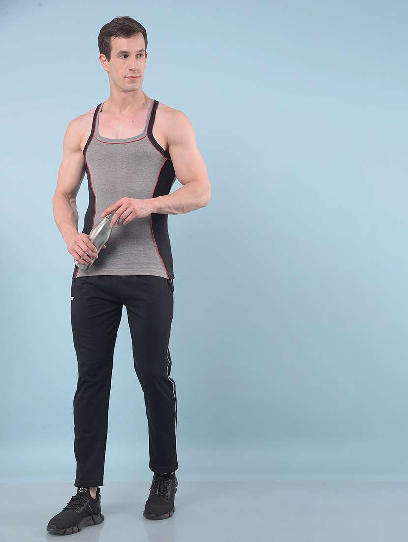 men side striped mid rise ankle length track pant - 22112130 -  Standard Image - 3