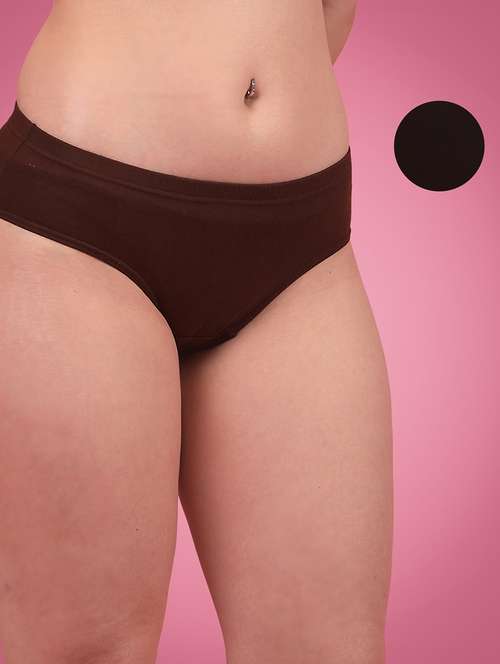 women pack of 2 solid hipster panty - 22112137 -  Standard Image - 0
