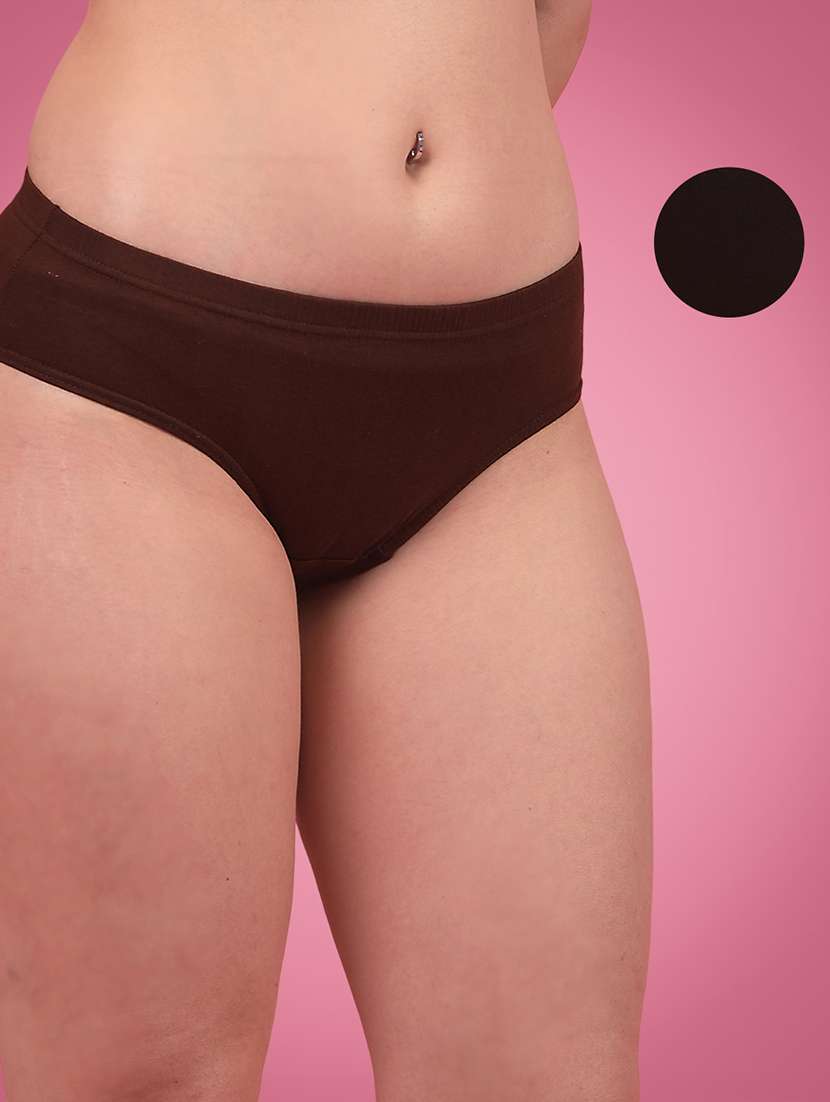 women pack of 2 solid hipster panty