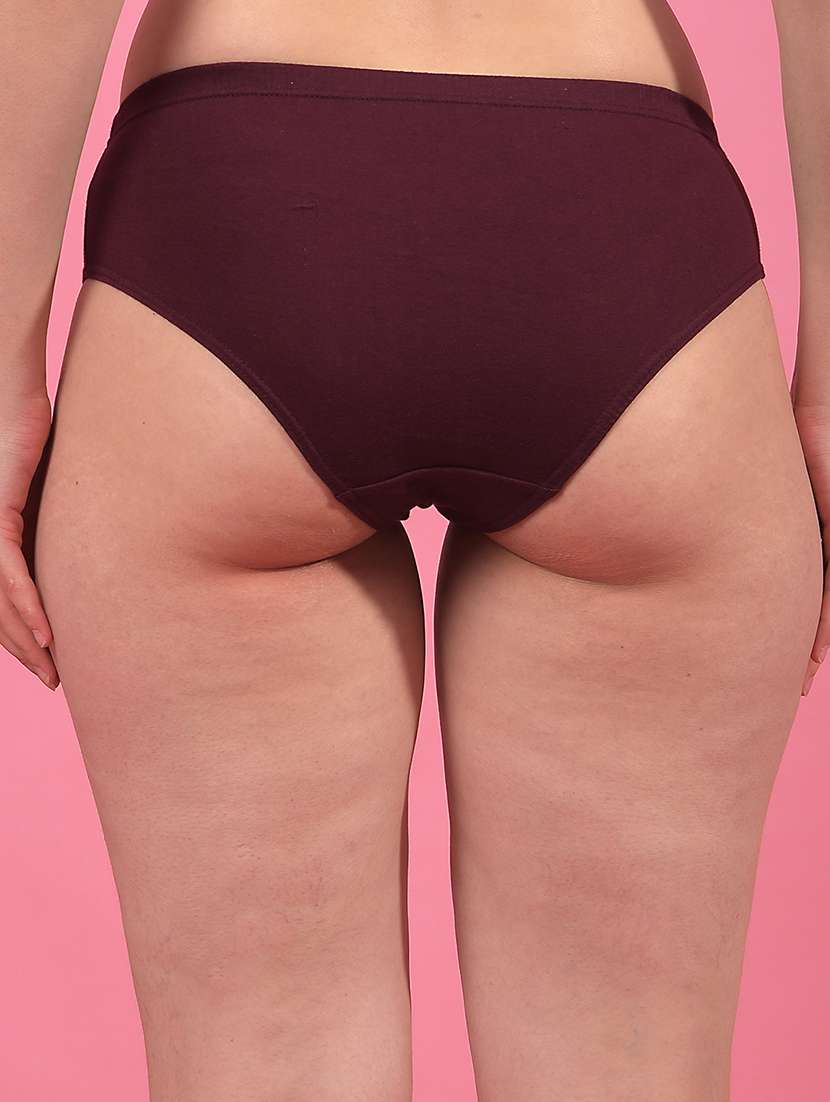 women pack of 3 solid hipster panty - 22112141 -  Standard Image - 3