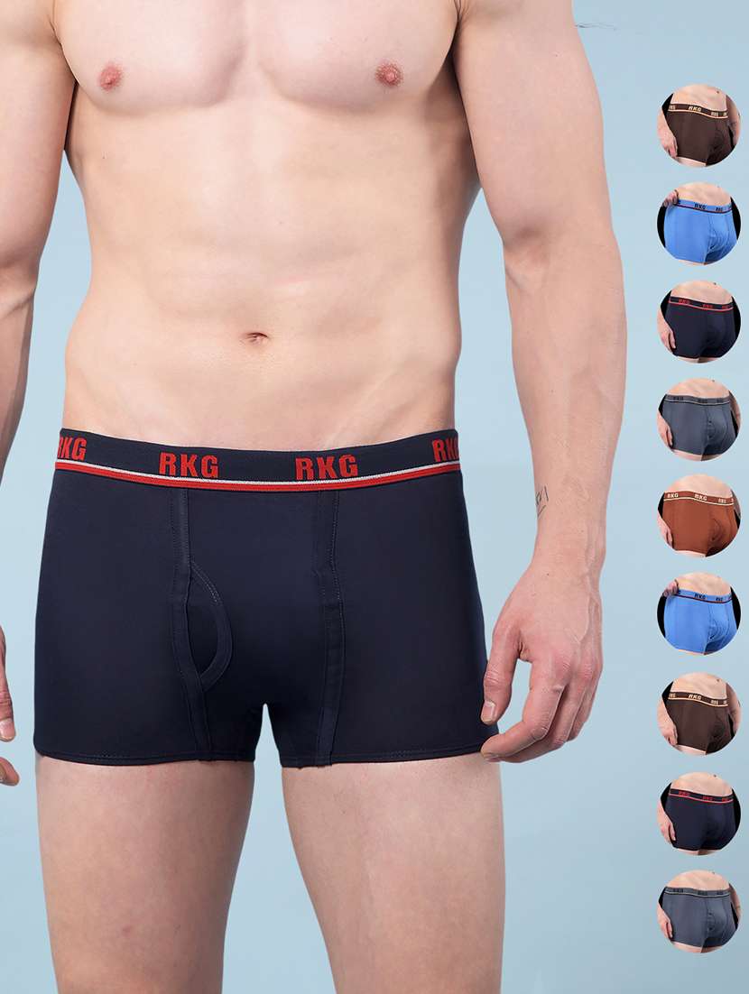 men pack of 10 solid low rise trunk - 22112176 -  Zoom Image - 0