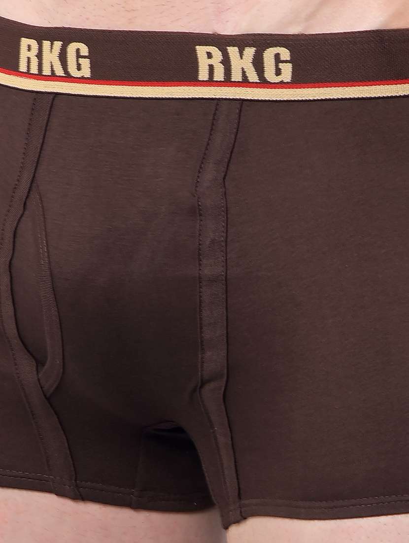 men pack of 5 solid low rise trunk - 22112180 -  Standard Image - 5