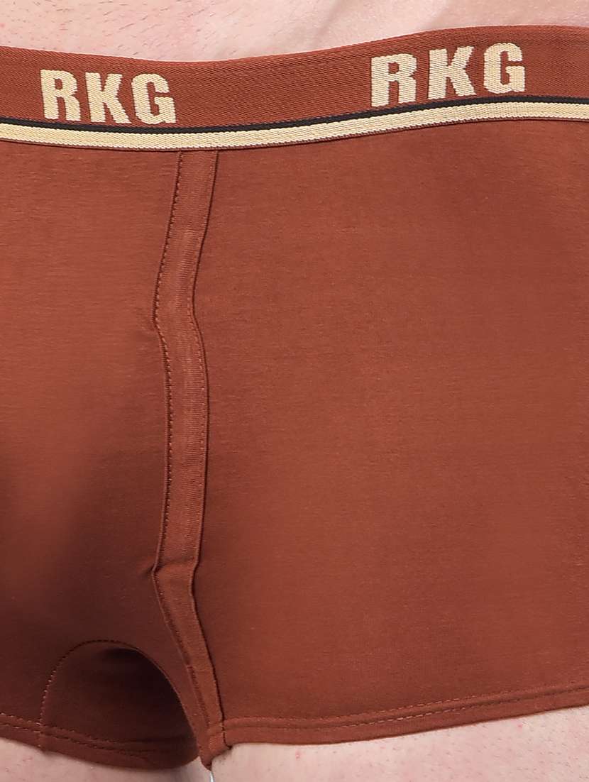men pack of 7 solid low rise trunk - 22112182 -  Standard Image - 5