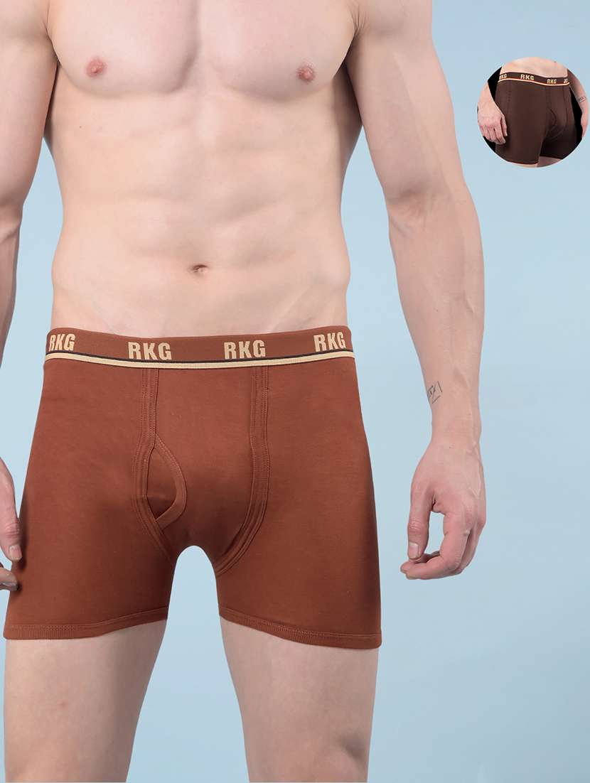 men pack of 2 solid low rise trunk - 22112191 -  Zoom Image - 0