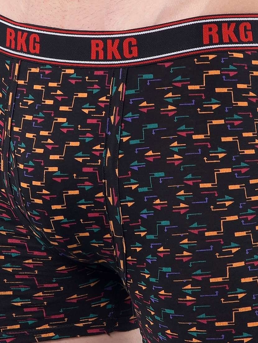 men pack of 10 printed low rise trunk - 22112194 - Standard Image - 5