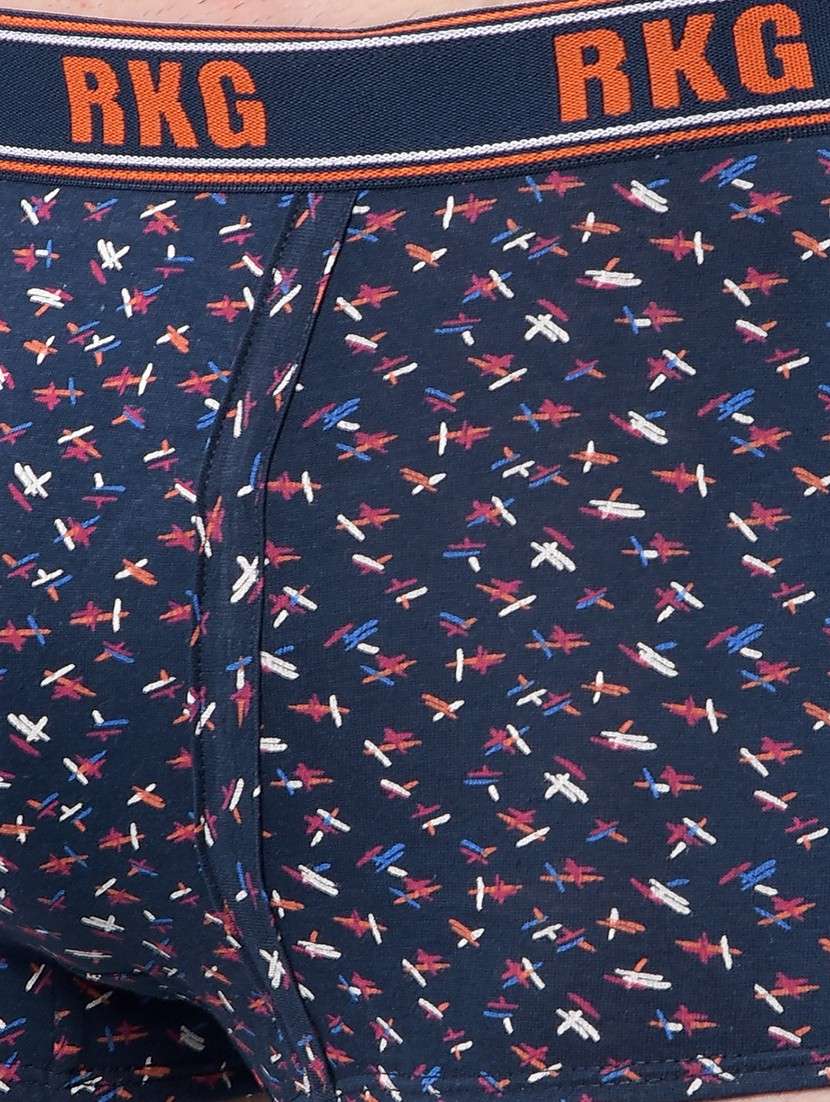 men pack of 3 printed low rise trunk - 22112206 -  Standard Image - 5