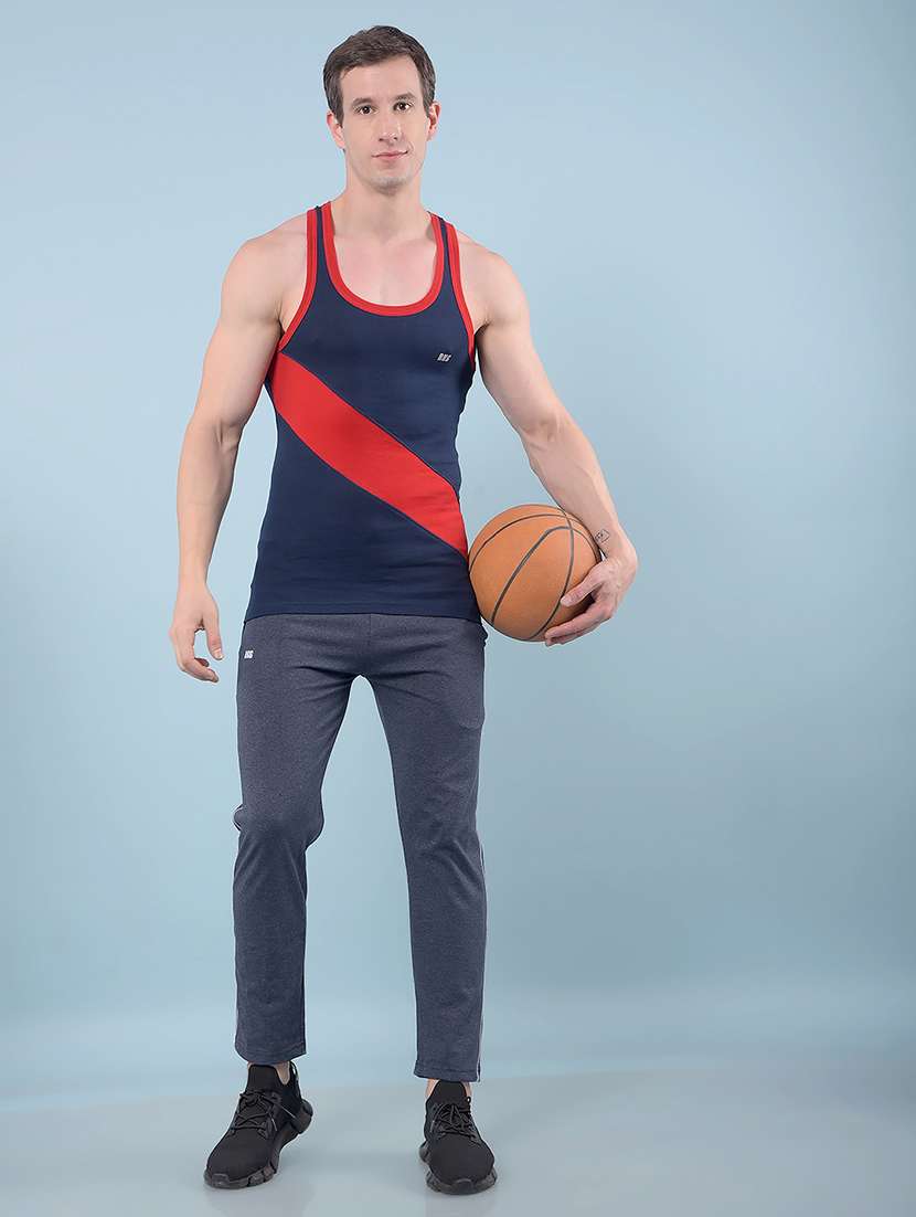 men pack of 10 round neck vest - 22112210 -  Standard Image - 5