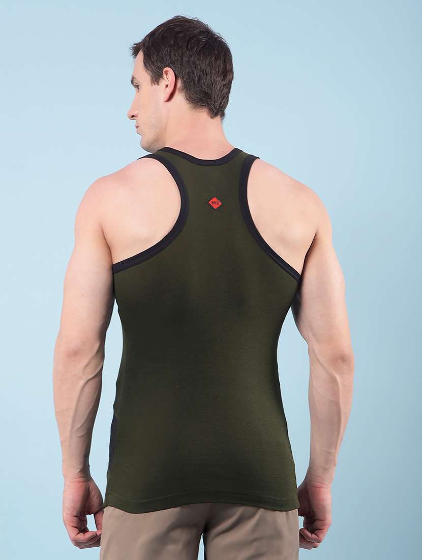 men pack of 7 scoop neck vest - 22112219 -  Standard Image - 3