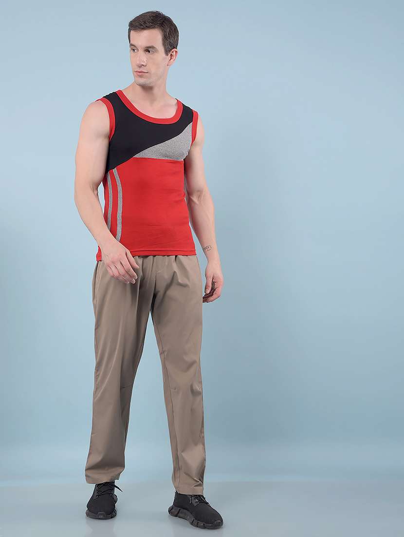 Men Pack Of 3 Round Neck Vest - 22112225 -  Standard Image - 5