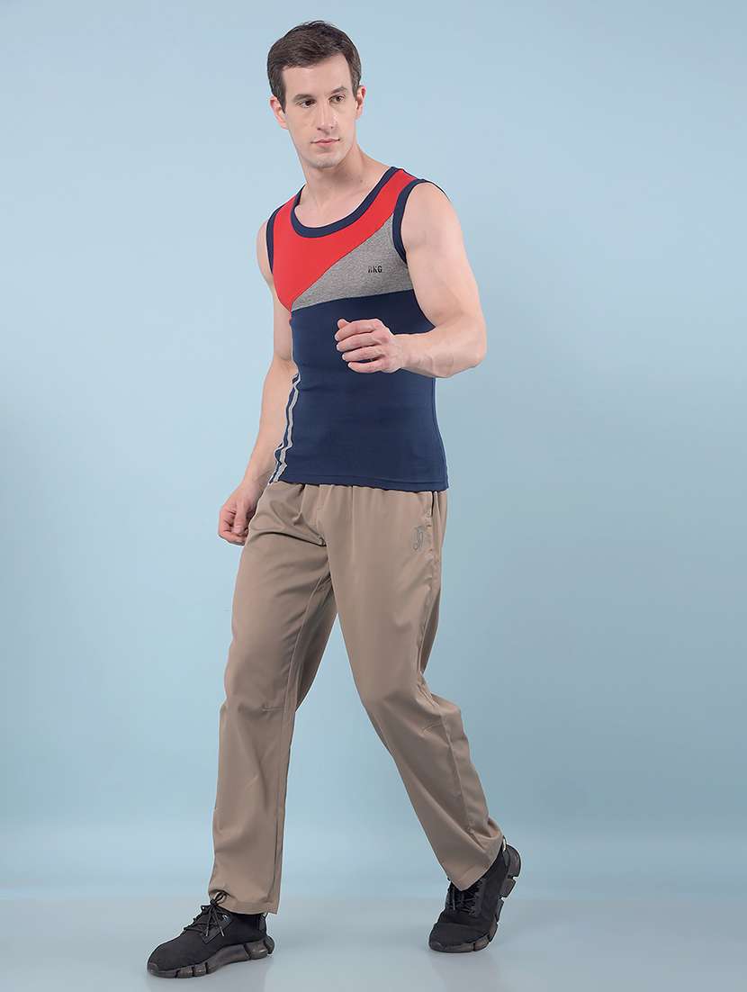 Men Pack Of 3 Round Neck Vest - 22112226 -  Standard Image - 5