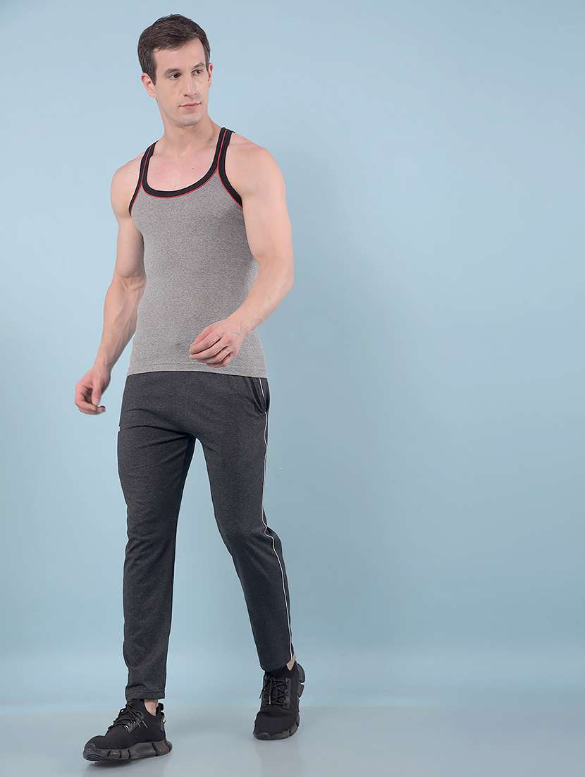 men pack of 2 solid sleeveless vest - 22112243 -  Standard Image - 5