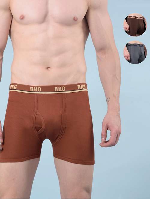 men pack of 3 solid low rise trunk - 22112289 -  Standard Image - 0