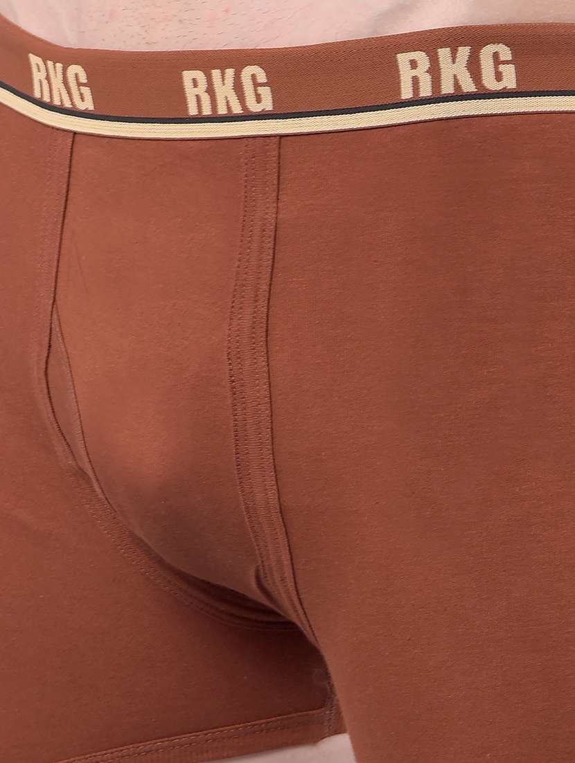 men pack of 3 solid low rise trunk - 22112289 - Standard Image - 5