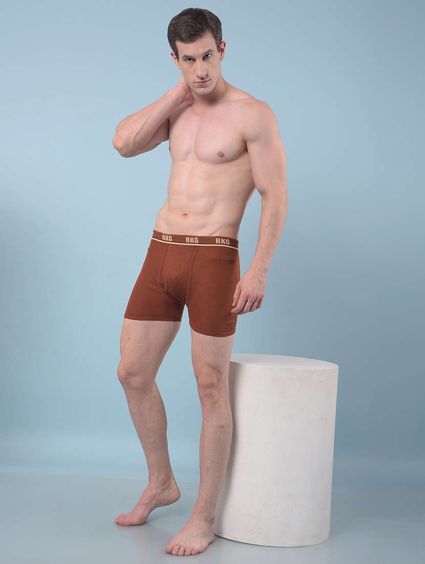 men pack of 7 solid low rise trunk - 22112290 - Standard Image - 3