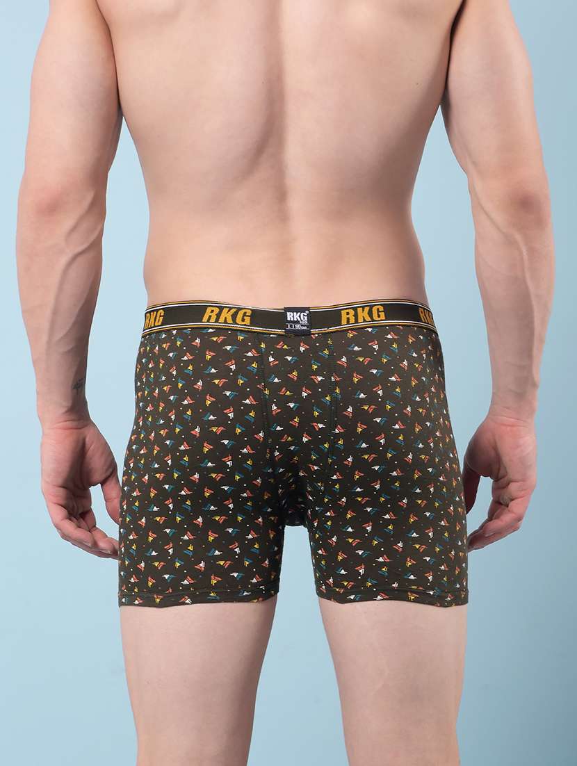 men pack of 3 printed low rise trunk - 22112291 - Standard Image - 3