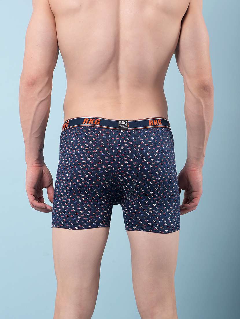 men pack of 7 printed low rise trunk - 22112293 - Standard Image - 3