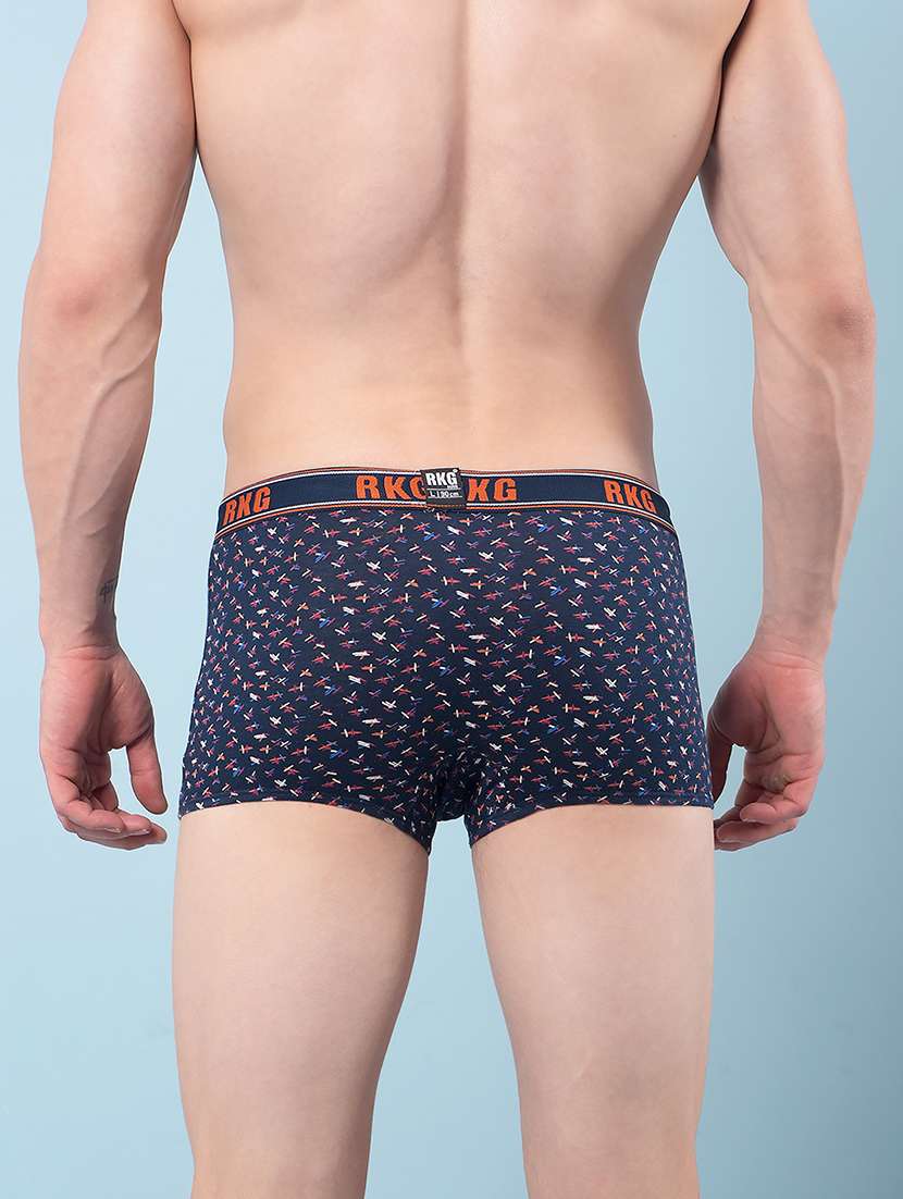 men pack of 2 printed low rise trunk - 22112294 - Standard Image - 3