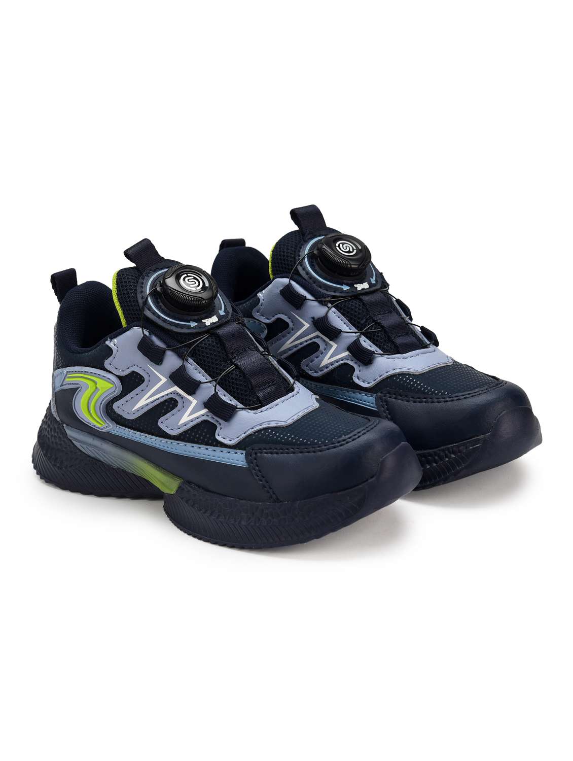 boys solid synthetic sports shoe