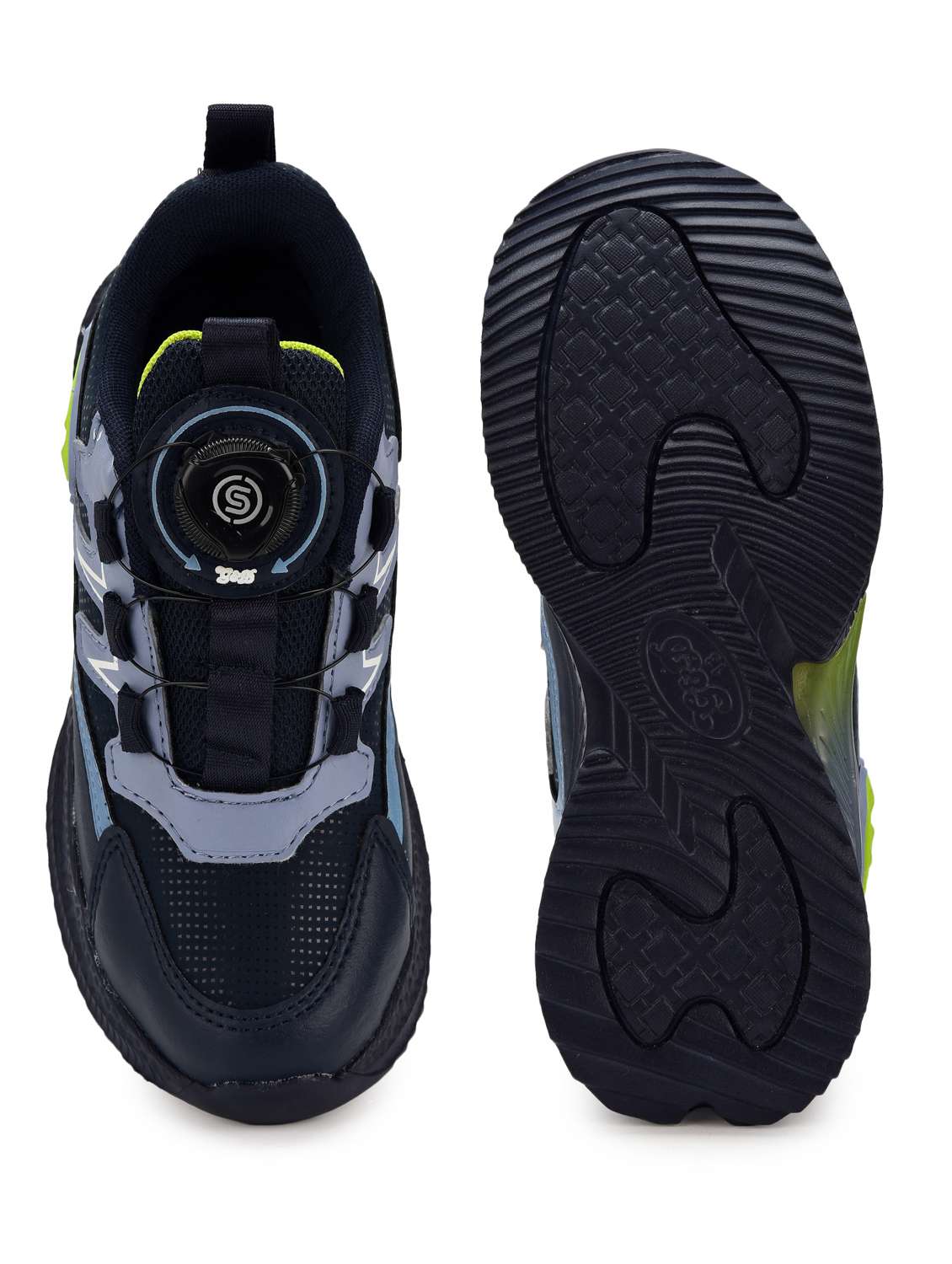 boys solid synthetic sports shoe - 22112331 -  Standard Image - 3