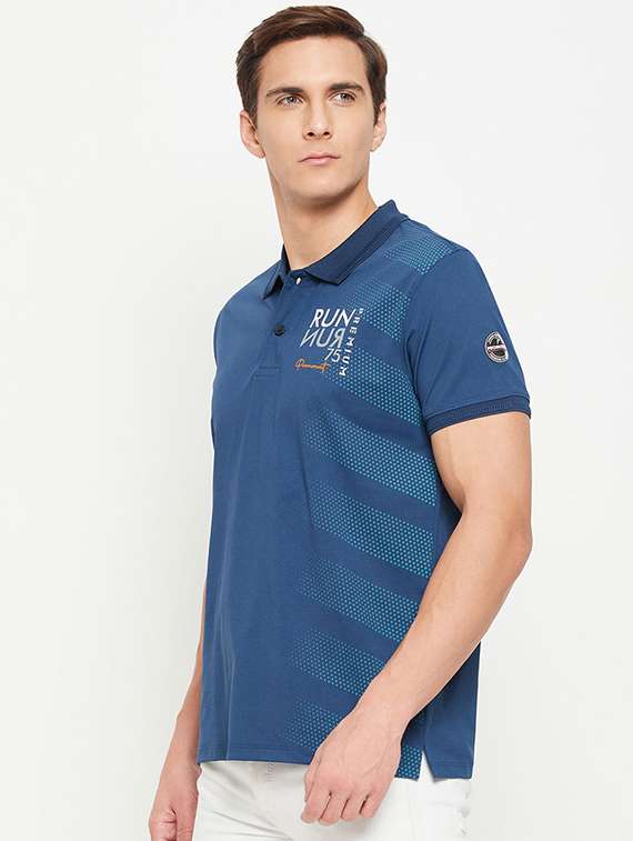 men solid short sleeve regular fit polo t-shirt