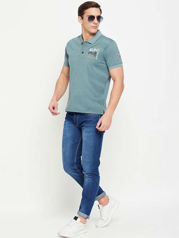 men solid short sleeve regular fit polo t-shirt - 22112480 -  Standard Image - 3