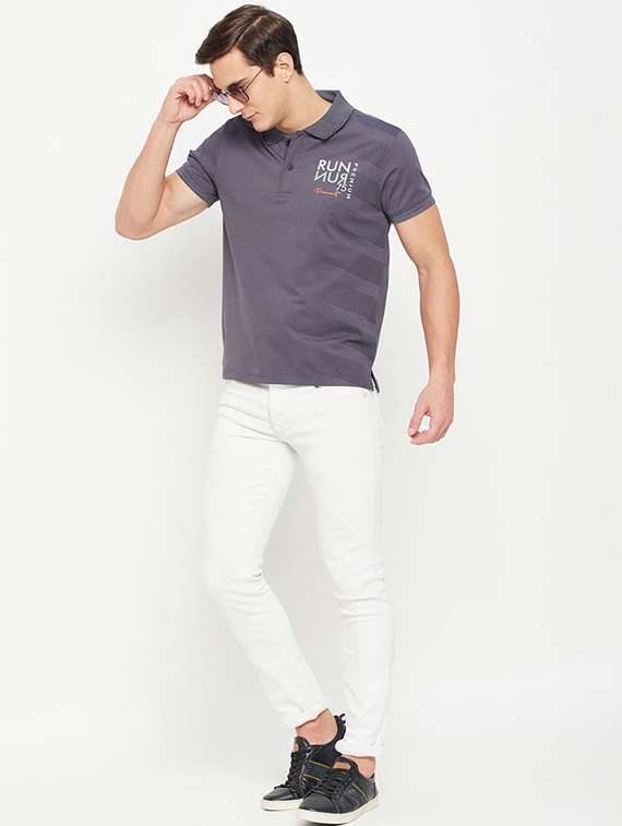 men solid short sleeve regular fit polo t-shirt - 22112481 -  Standard Image - 3