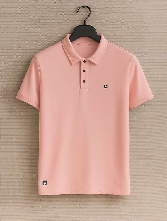men solid short sleeve regular fit polo t-shirt - 22112483 -  Standard Image - 3