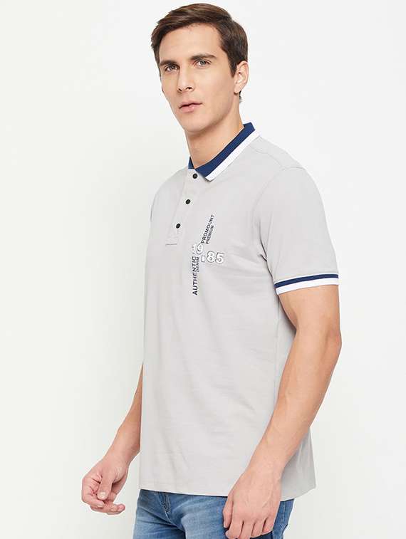 men solid short sleeve regular fit polo t-shirt