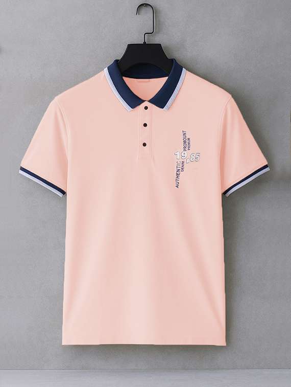 men solid short sleeve regular fit polo t-shirt - 22112488 -  Standard Image - 3