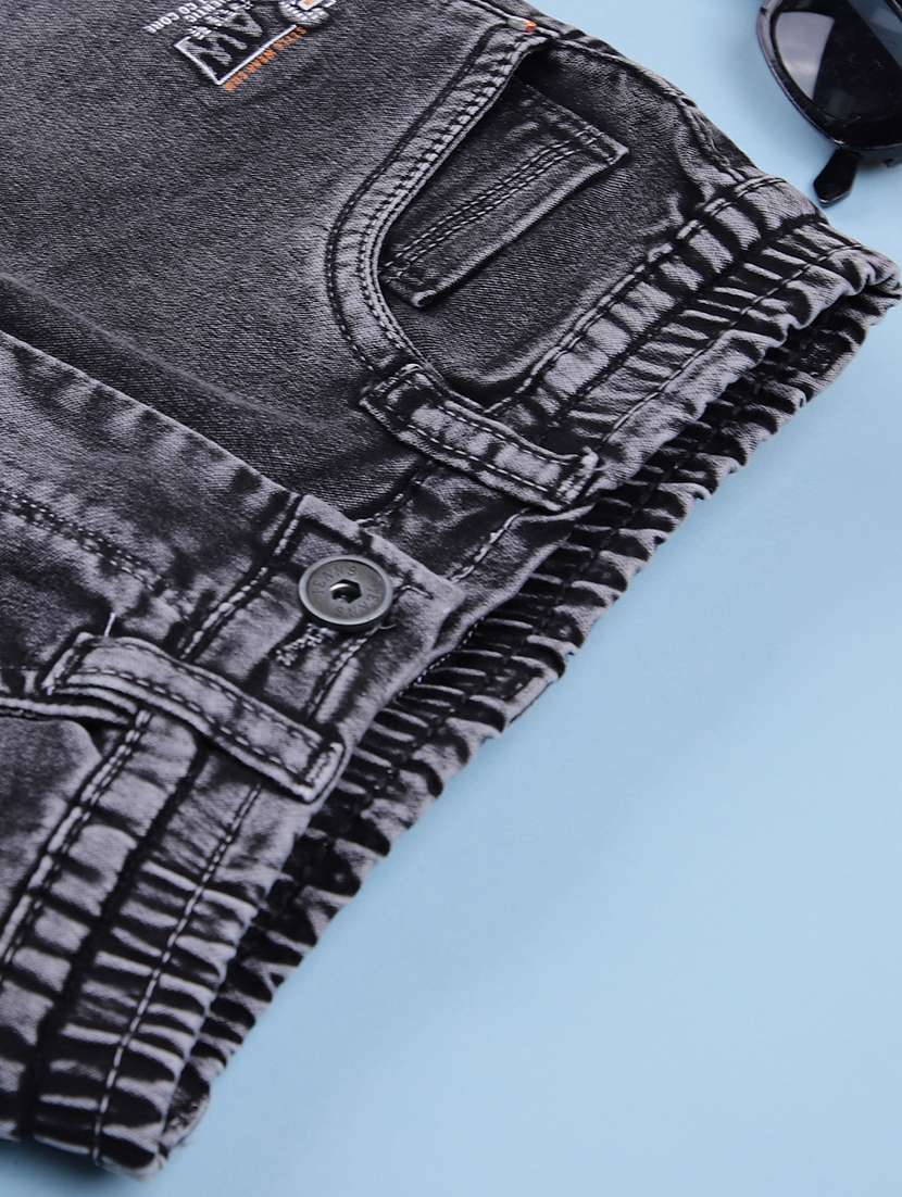 boys solid mid rise slim fit jean - 22129553 -  Standard Image - 3