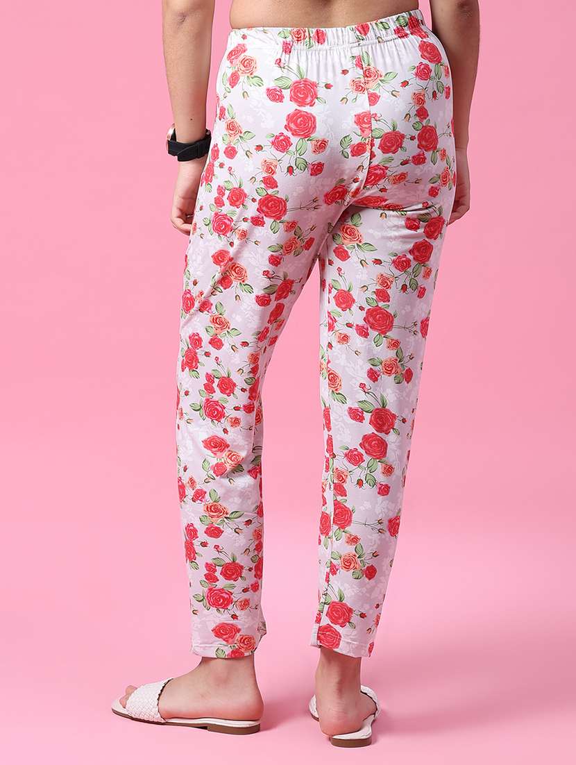 women printed mid rise pajama - 22129645 -  Standard Image - 3