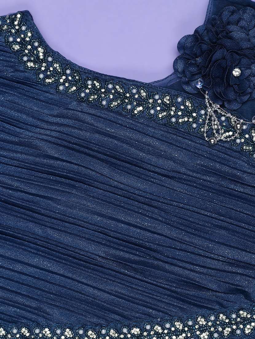 girls embellished sleeveless a-line gown - 22129864 -  Standard Image - 3