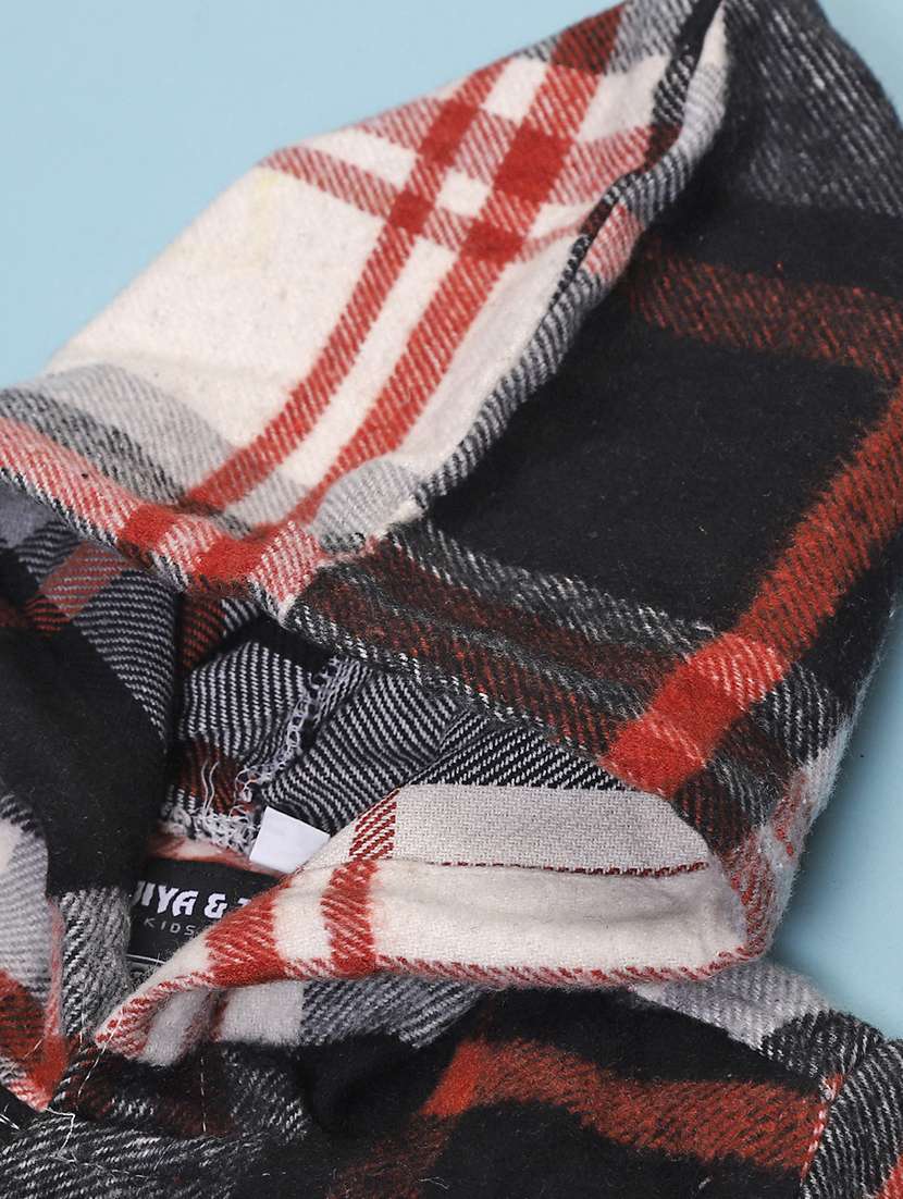 boys checkered long sleeve casual shirt - 22130362 -  Standard Image - 3