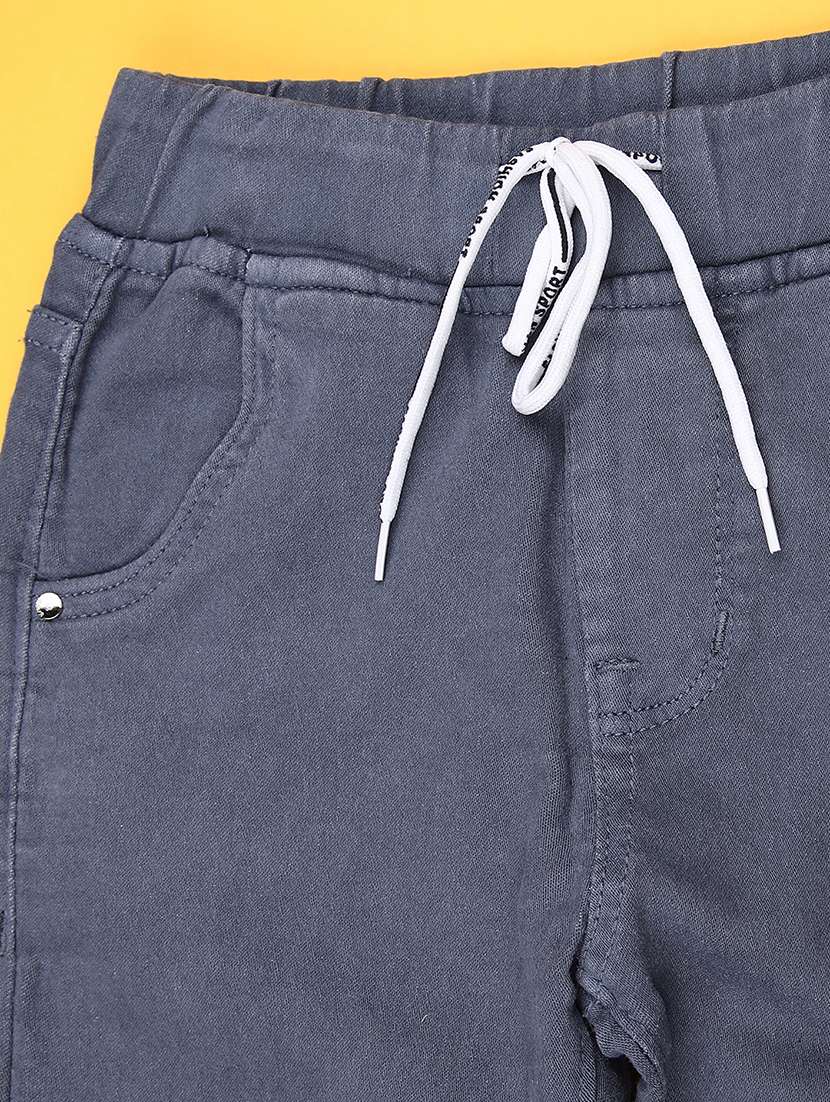 girls plain mid rise slim fit jeans - 22130709 -  Standard Image - 3