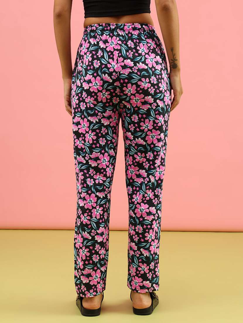 women printed mid rise pajama - 22130794 -  Standard Image - 3