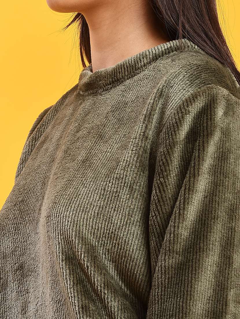 women solid nightwear pyjama set - 22131010 -  Standard Image - 5