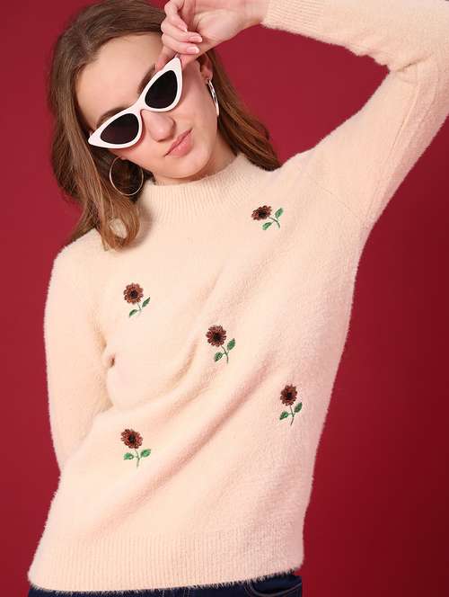 women floral long sleeve pullover - 22131420 -  Standard Image - 0