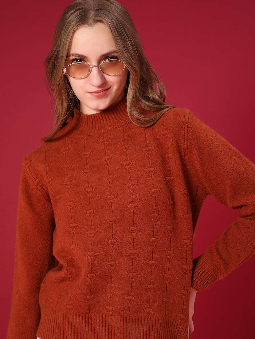 women self designed long sleeve pullover