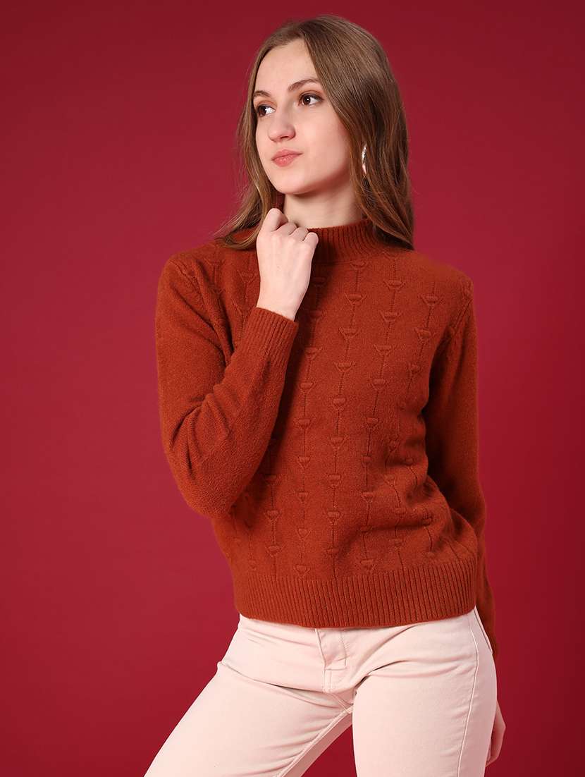 women self designed long sleeve pullover - 22131528 -  Standard Image - 3