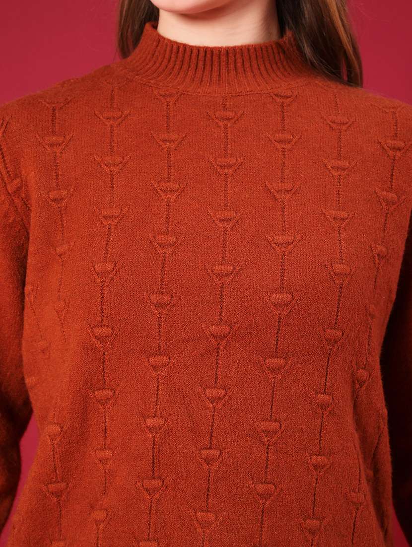 women self designed long sleeve pullover - 22131528 -  Standard Image - 5