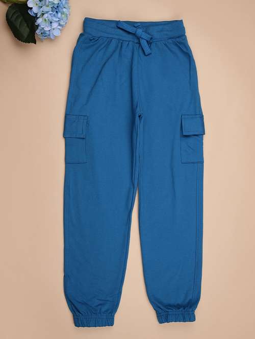 boys solid mid rise cargo jogger - 22138042 -  Standard Image - 0