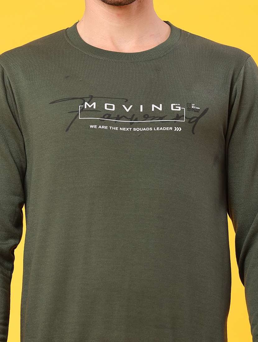 men chest print long sleeve regular fit sweatshirt - 22138409 -  Standard Image - 5