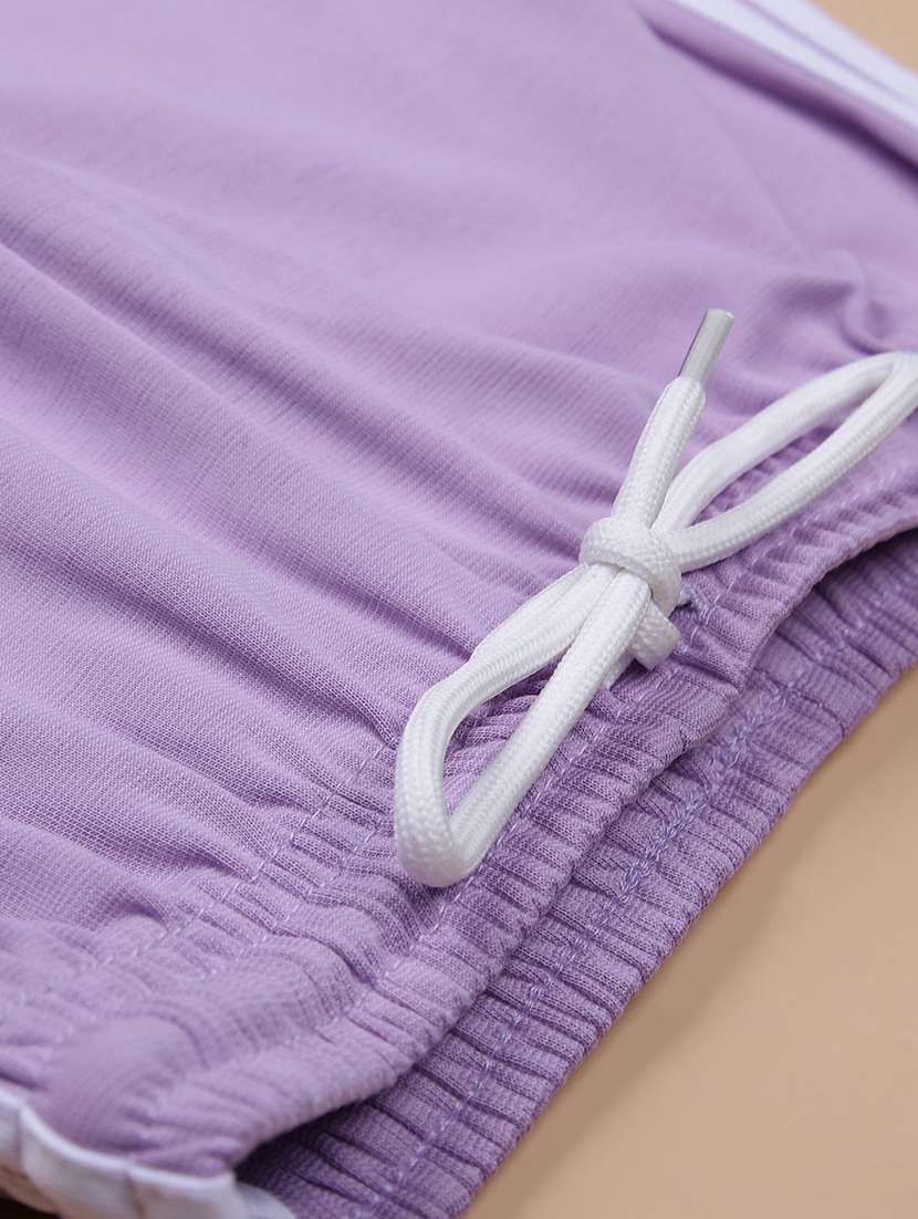 girls solid mid rise nightwear pyjama - 22138586 -  Standard Image - 3